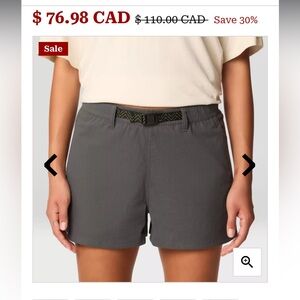 BNWT Mountain Hardwear Rockyridge short- Women’s Large